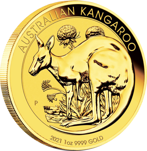 1/4 oz Kengūra Australija auksinė moneta (Mix metai) (2)