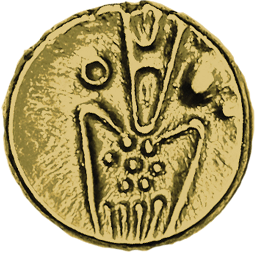 1 Fanam (1639–1785) India gold coin (1)