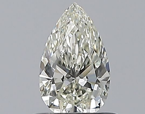 0.51 carat K-VS1 Natūralus Pear Deimantas (1)