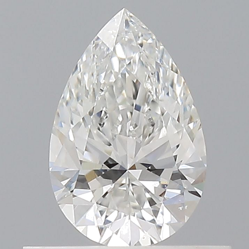 0.51 carat F-VS2 Natūralus Pear Deimantas (1)