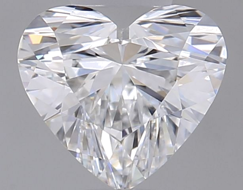 0.46 carat F-VVS1 Natūralus Heart Deimantas (1)
