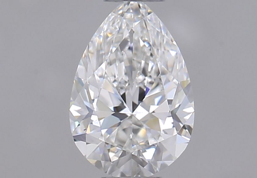 0.4 carat F-VVS2 Natūralus Pear Deimantas (1)