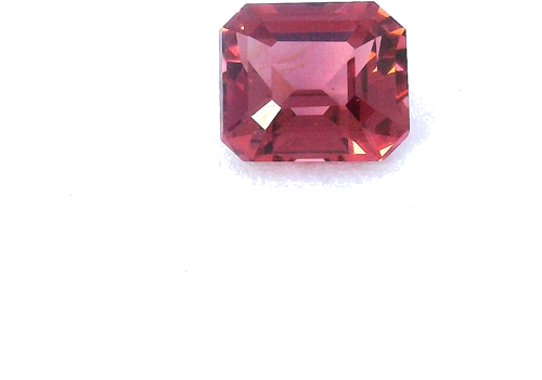 0.56 carat PINK STEP cut Octagonal Garnet (1)