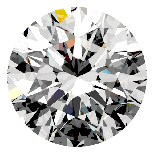 0.3 carat E-VS2 Excellent cut Natūralus Round Deimantas (1)