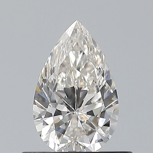 0.51 carat H-VVS1 Natūralus Pear Deimantas (1)