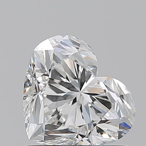 1.01 carat F-SI1 Natūralus Heart Deimantas (1)