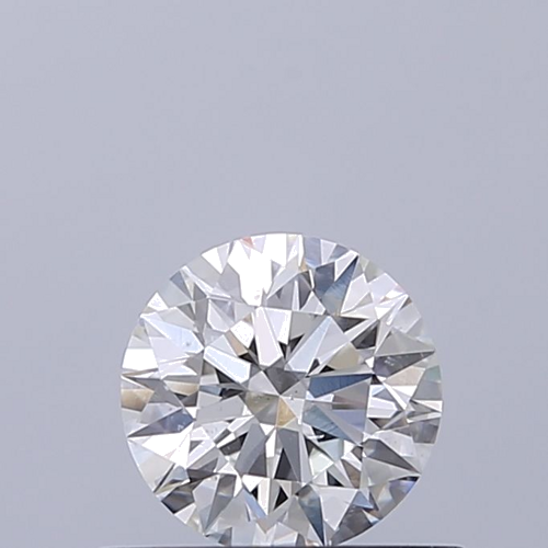 0.51 carat F-SI1 Excellent cut Natūralus Round Deimantas (1)