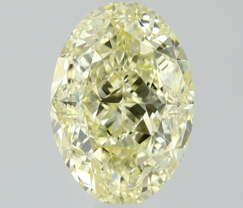 0.75 carat Fancy Light Yellow-IF Natūralus Oval Deimantas (1)