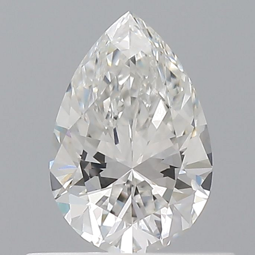0.5 carat F-SI1 Natūralus Pear Deimantas (1)