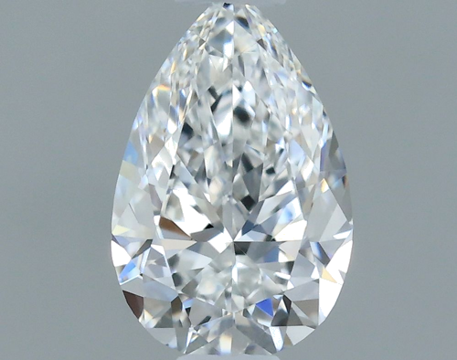 0.4 carat E-VVS1 Natūralus Pear Deimantas (1)