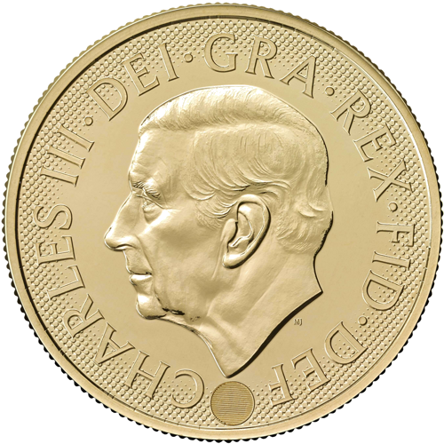 Суверен Карл III 2026 золотая монета (2)