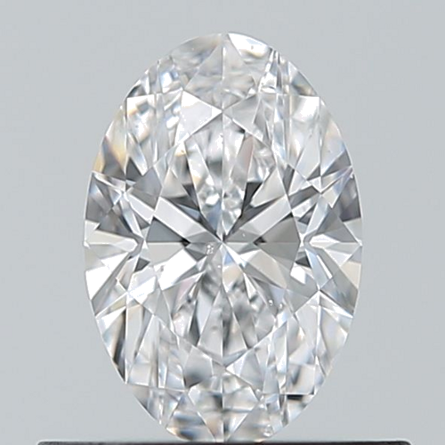 0.5 carat D-SI1 Natūralus Oval Deimantas (1)