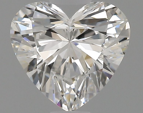 0.71 carat G-VVS2 Natūralus Heart Deimantas (1)