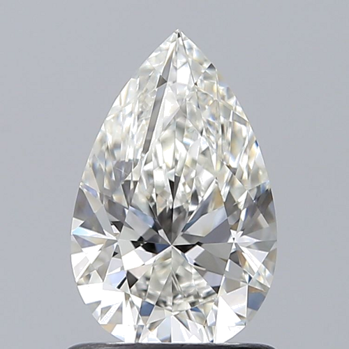 0.9 carat H-VS2 Natūralus Pear Deimantas (1)