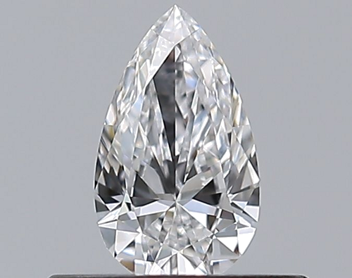 0.3 carat D-VVS1 Natūralus Pear Deimantas (1)