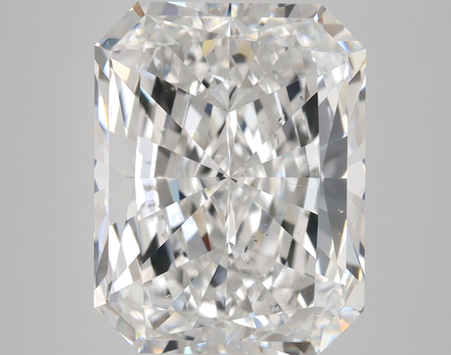 5.02 carat E-SI1 Natūralus Radiant Deimantas (1)