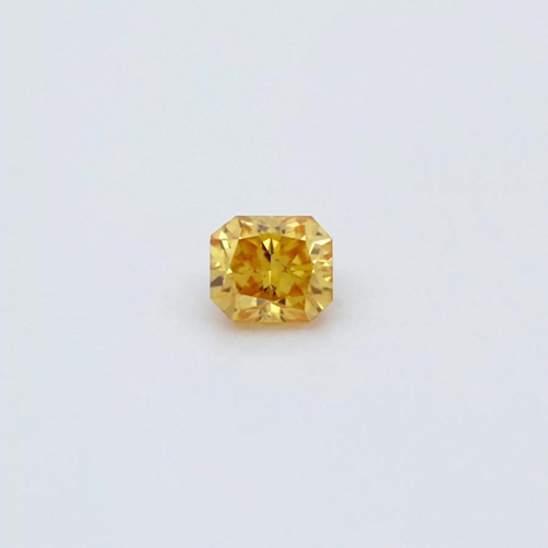 0.32 carat Fancy Vivid Orangey Yellow-SI1 Natūralus Emerald Deimantas (1)