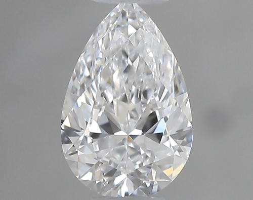 0.3 carat D-VS2 Natūralus Pear Deimantas (1)