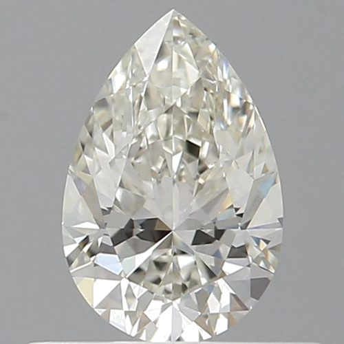 0.5 carat J-VVS2 Natūralus Pear Deimantas (1)