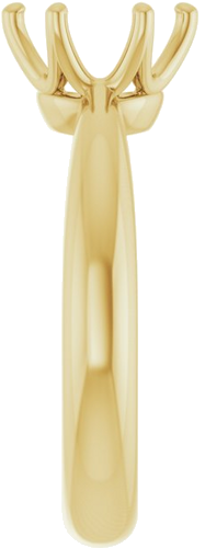 Sužadėtuvių Žiedas „Solitaire Crown-Inspired“ 14k yellow gold Round 7.4mm (4)