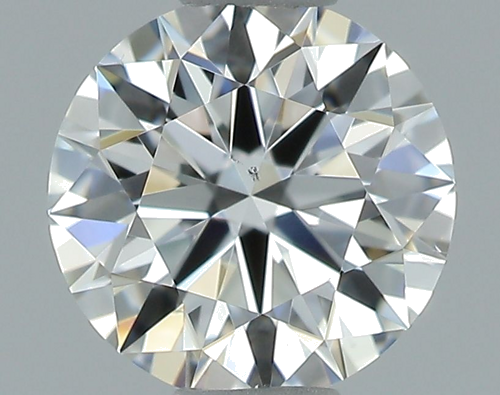 0.44 carat E-VS2 Excellent cut Natūralus Round Deimantas (1)