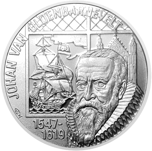 20 евро Иохан ван Олденбарневелт 1997 Нидерланды серебряная монета (1)