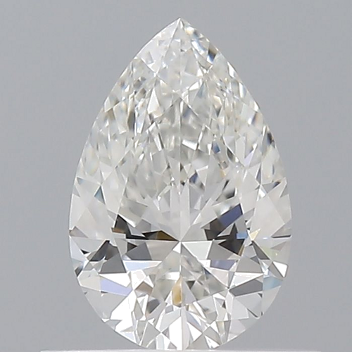 0.51 carat G-VVS2 Natūralus Pear Deimantas (1)