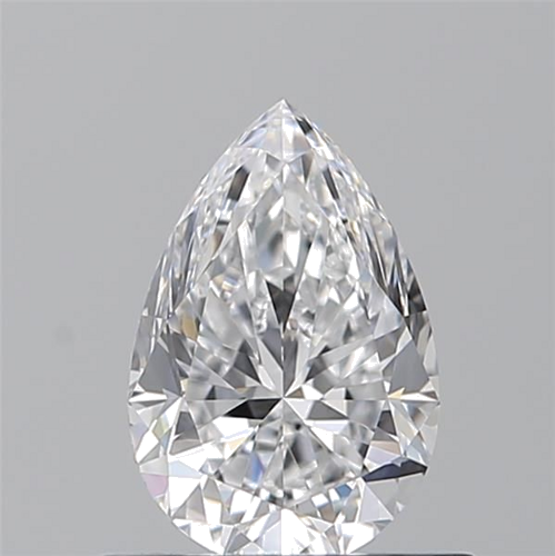 0.7 carat D-VS1 Natūralus Pear Deimantas (1)