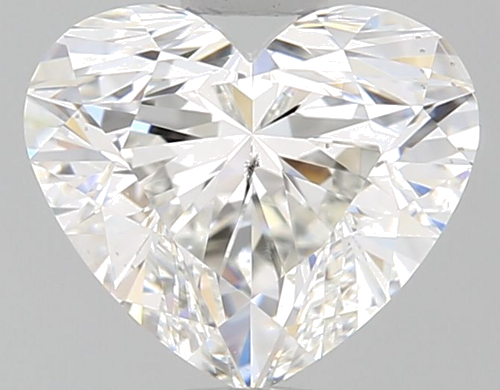 1.02 carat G-SI1 Natūralus Heart Deimantas (1)