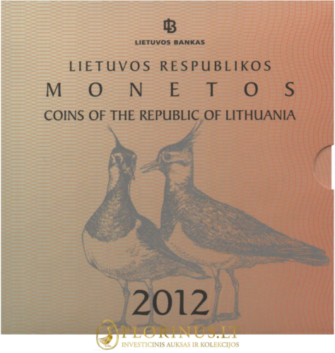 2012 Lithuania, Talonai, Litas coins BU set (2)