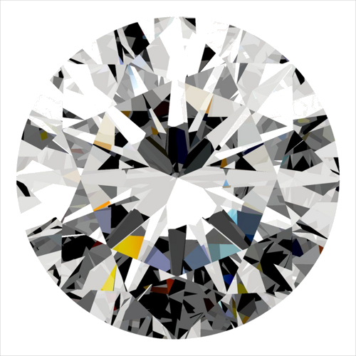 0.3 carat I-VS1 Excellent cut Natūralus Round Deimantas (1)