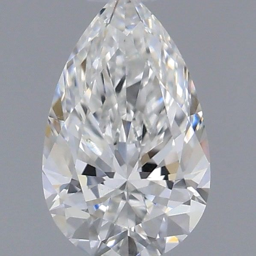 0.3 carat F-SI1 Natūralus Pear Deimantas (1)