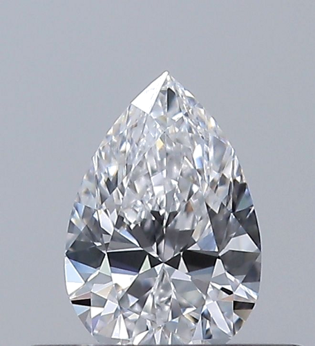 0.3 carat D-VVS2 Natūralus Pear Deimantas (1)