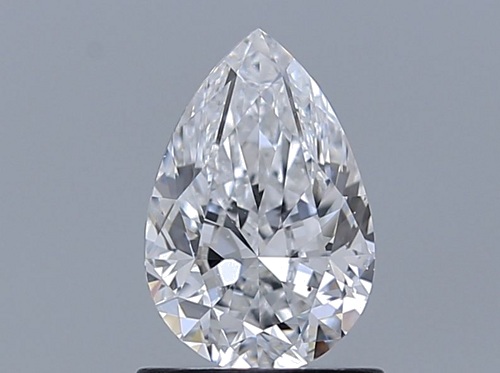 1.0 carat D-VS2 Natūralus Pear Deimantas (1)