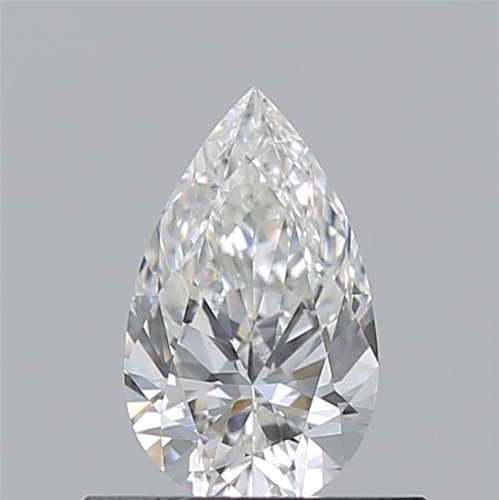 0.5 carat G-VS2 Natūralus Pear Deimantas (1)