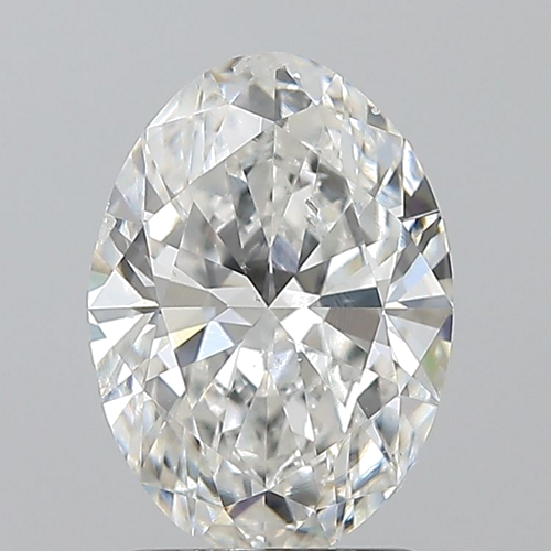 1.7 carat G-SI2 Natūralus Oval Deimantas (1)
