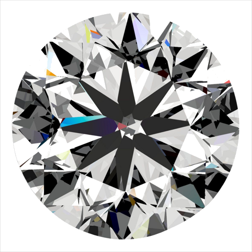 0.3 carat I-SI2 Very Good cut Natūralus Round Deimantas (1)
