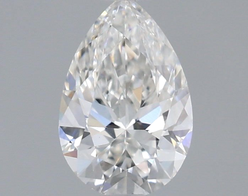 0.41 carat F-VVS2 Natūralus Pear Deimantas (1)