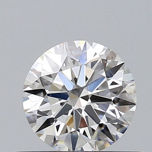 0.5 carat F-SI1 Excellent cut Natūralus Round Deimantas (1)