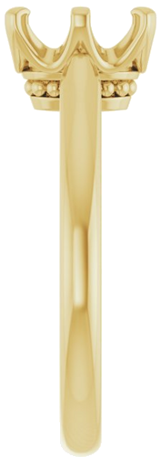 Sužadėtuvių Žiedas „Solitaire“ 585 Geltonojo Aukso Oval 8mm x 6mm (4)