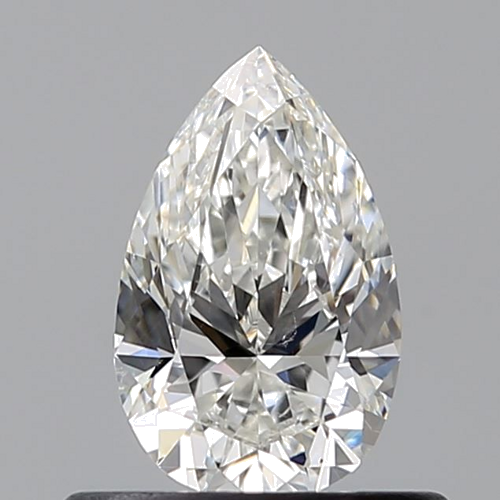 0.52 carat H-SI1 Natūralus Pear Deimantas (1)