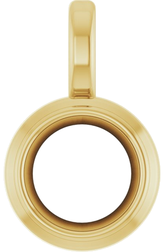 Pakabukas „Solitaire“ 14k yellow gold Round 4mm (1)