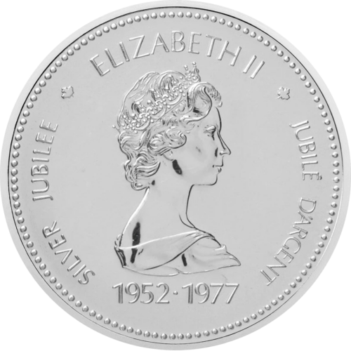 1 dollar Canada Elizabeth II silver coin (2)