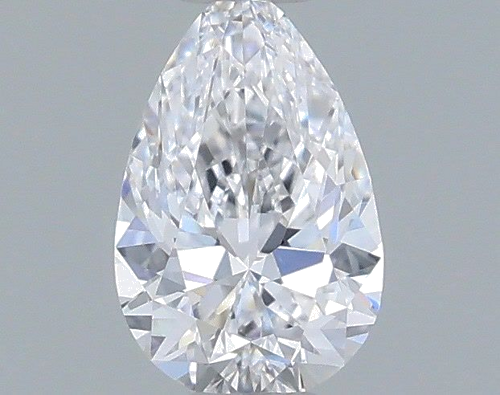0.31 carat D-VVS2 Natūralus Pear Deimantas (1)