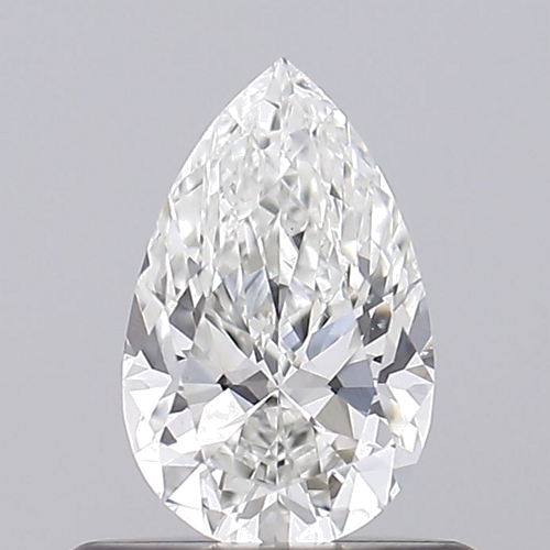 0.5 carat G-VS2 Natūralus Pear Deimantas (1)