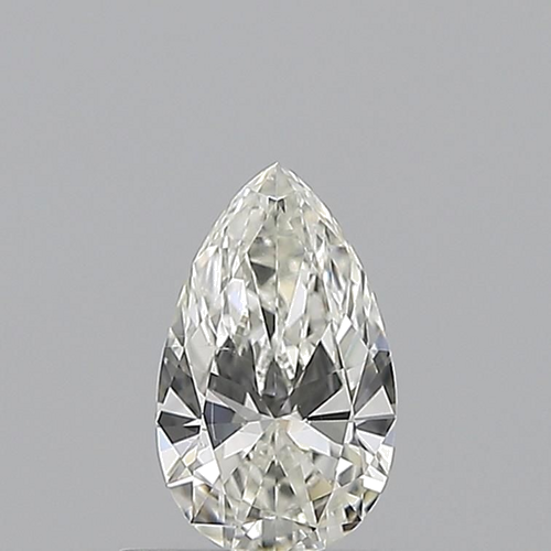 0.5 carat I-VS2 Natūralus Pear Deimantas (1)