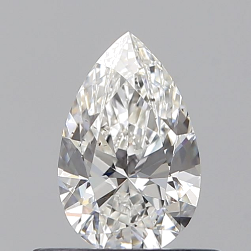 0.5 carat F-SI1 Natūralus Pear Deimantas (1)
