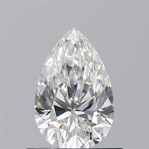 0.7 carat H-VS2 Natūralus Pear Deimantas (1)