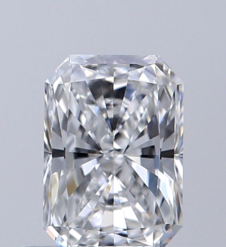 0.5 carat E-VVS1 Natūralus Radiant Deimantas (1)