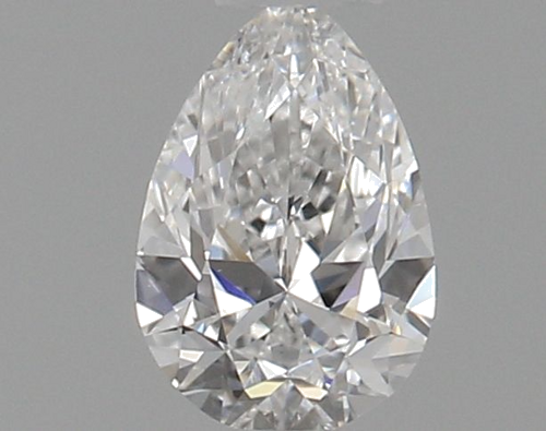 0.3 carat E-VVS1 Natūralus Pear Deimantas (1)